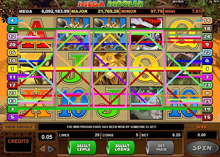 Mega Moolah Paylines slot game review - Play & win jackpots