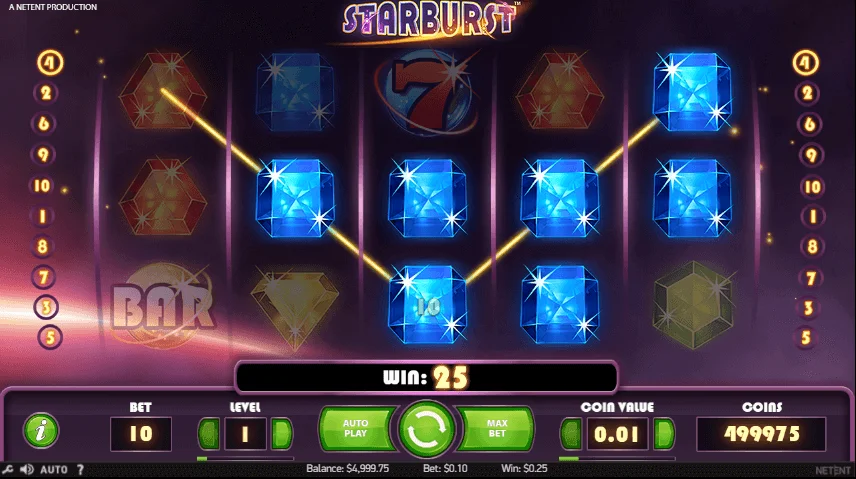 Starburst Slot - Game Feature Review