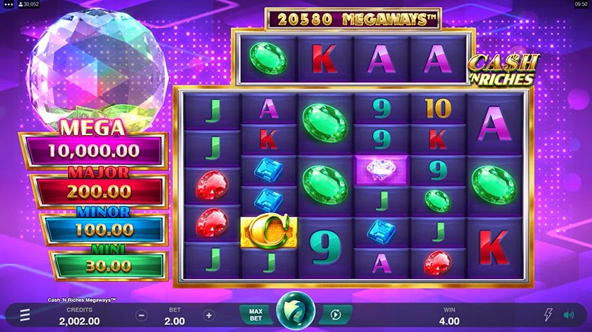 Cash n Riches Megaways Slot Symbols